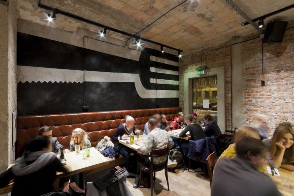 Restauracja Aioli, fot. i projekt wnętrz A+D (17).jpg Aioli - jedna z najpopularniejszych restauracji w Warszawie wg projektu A+D