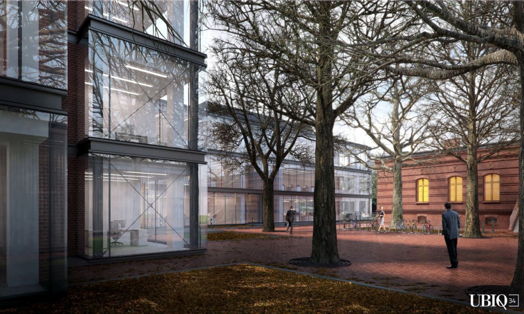 Ubiq Business Park, fot. CDF Architekci Wmurowano kamień węgielny pod UBIQ Business Park