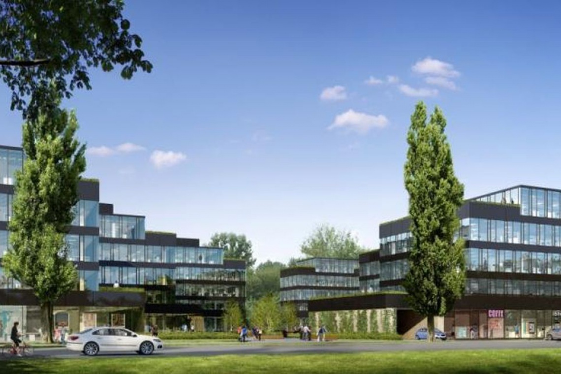 Neopark, fot. Yareal Neopark spod kreski JEMS Architekci z pozwoleniem na budowę