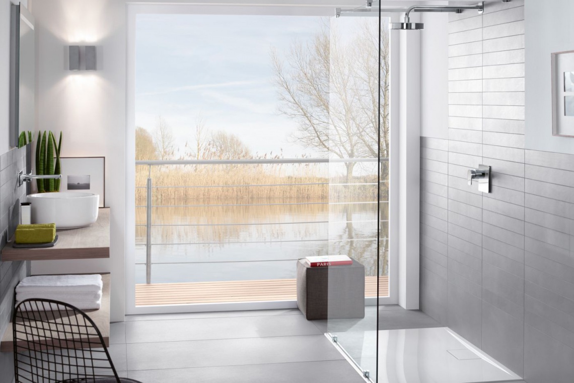 Brodziki prysznicowe Architectura MetalRim, fot. Villeroy & Boch Minimum formy, maksimum możliwości od Villeroy & Boch
