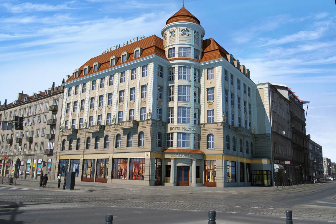 Wizualizacja Hotel Piast, fot. Cohm Zrewitalizowane obiekty dodadzą blasku Wrocławiowi