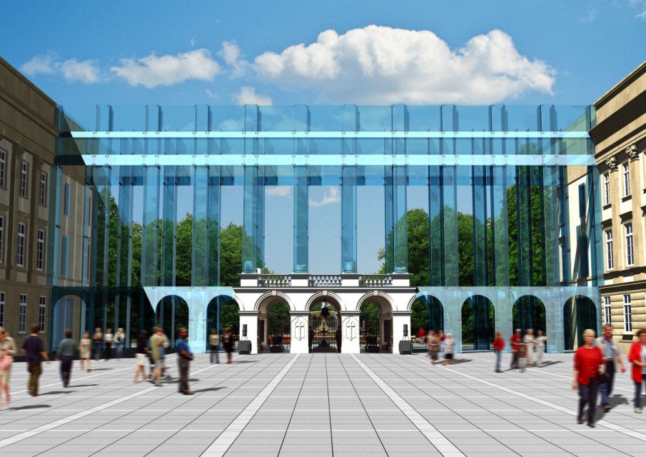 Pałac Saski, FAAB Architekci Nowy projekt Pałacu Saskiego byłby bardziej nowoczesny i radykalny