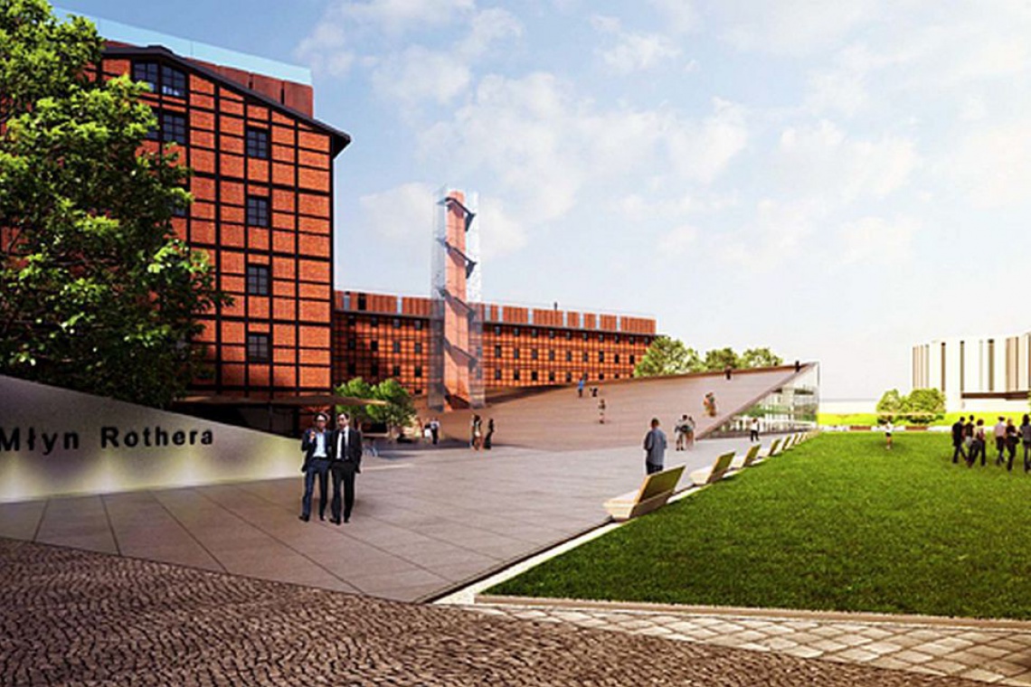 Młyny Rothera w Bydgoszczy, fot. Nizio Design International Pracownia Łukasza Szlepera zaprojektuje przebudowę młynów w Bydgoszczy