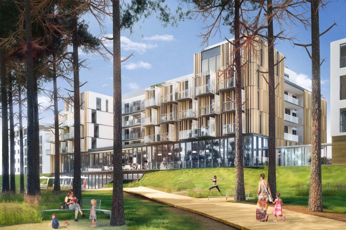 Hotel w kompleksie Gwiazda Morza, Władysławowo, fot. materiały inwestora Hotel inspirowany nadbałtycką przyrodą