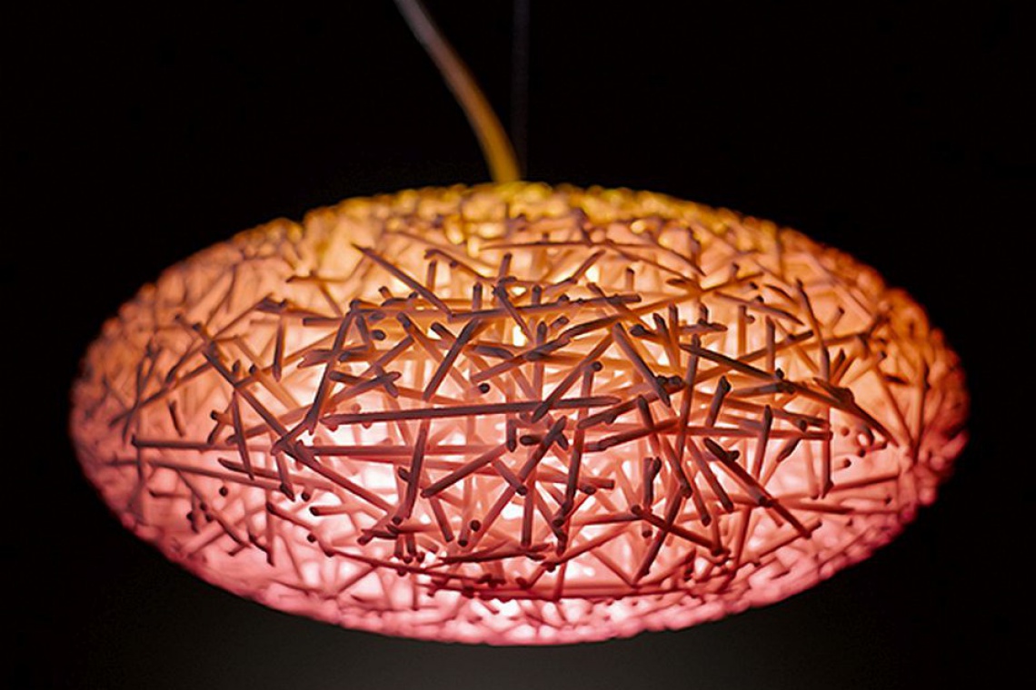 Designerska lampa wydrukowana w technologii 3D