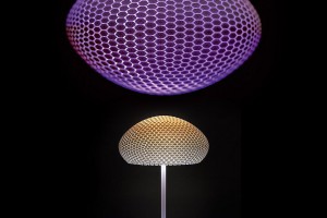 Designerska lampa wydrukowana w technologii 3D