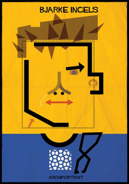 Bjarke Ingels, rys. Federico Babini Bjarke Ingels w prestiżowym rankingu magazynu Times