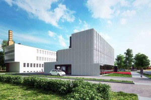 Inspiracją projektu Ultra Architects jest szpalta gazety