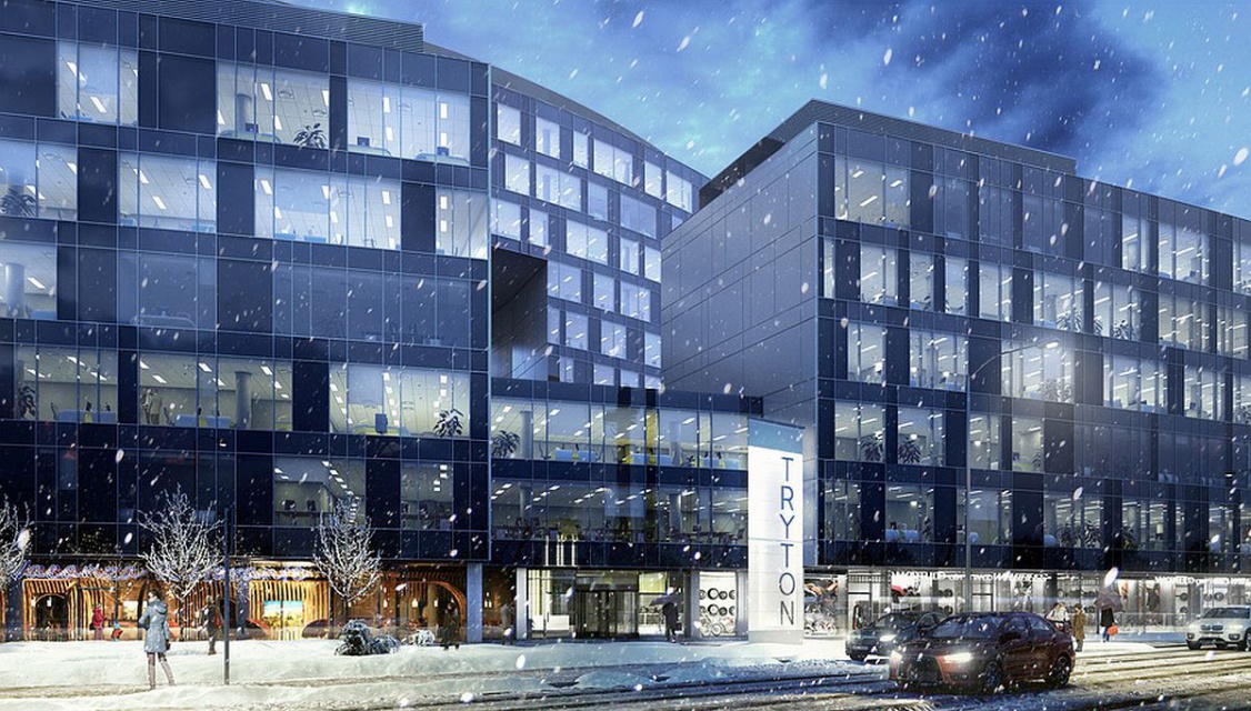 Tryton Business House Plac budowy Tryton Business House przejęty