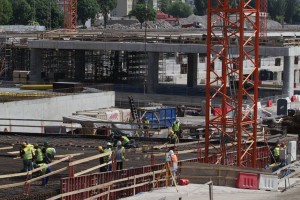 Najtrudniejsza część budowy dworca Łódź Fabryczna