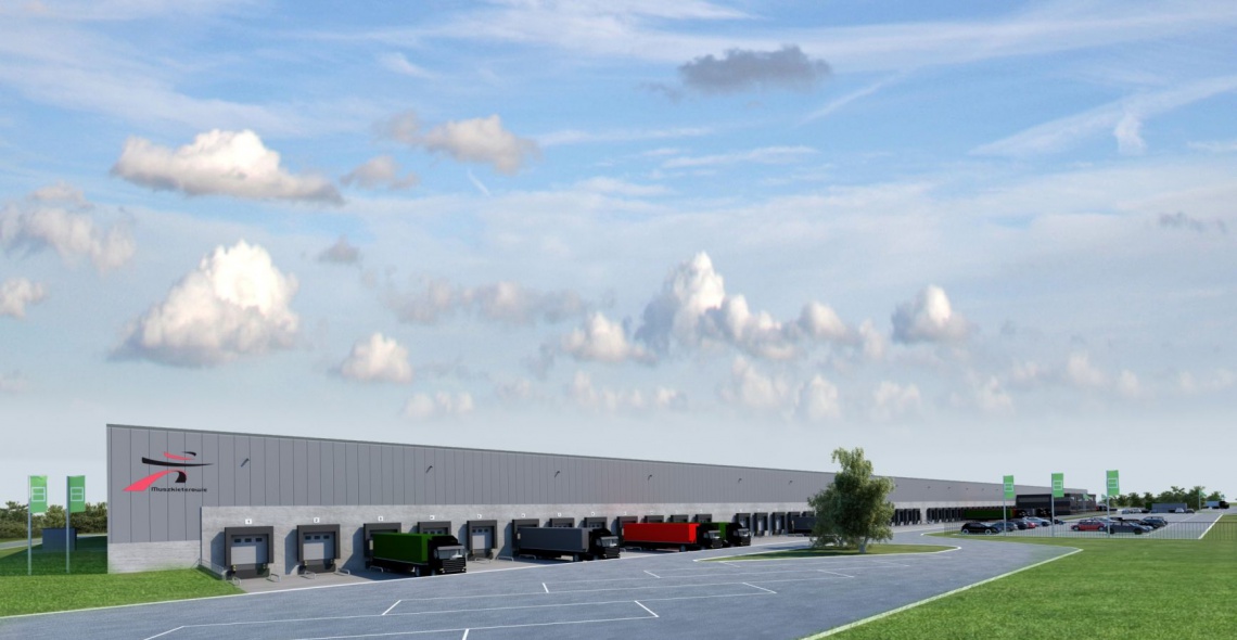 fot. Centrum magazynowo-biurowego w Swadzimiu Centrum magazynowo-biurowe według projektu GP Port