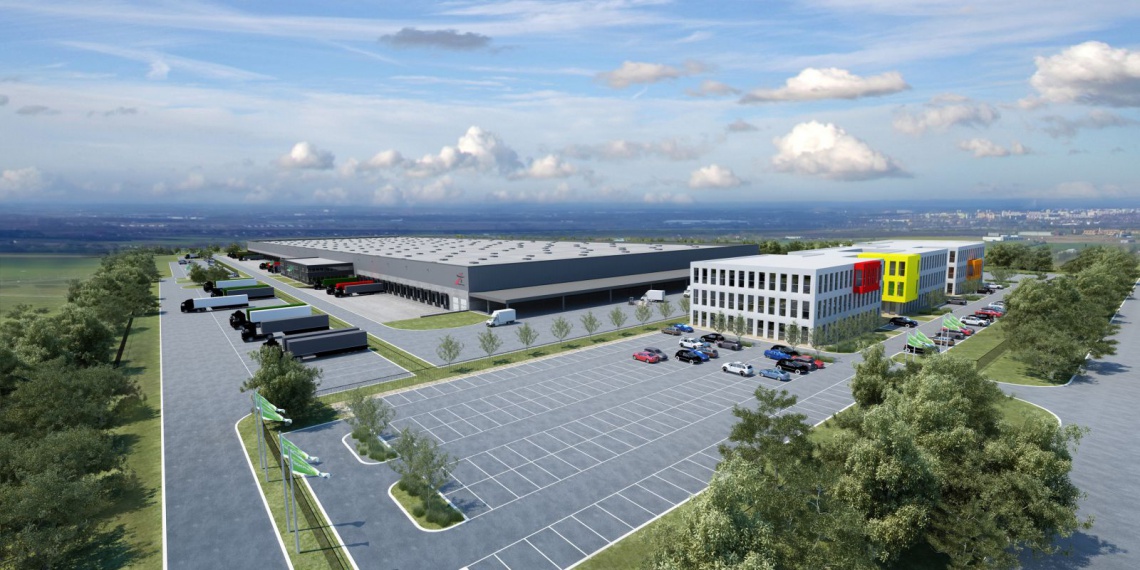fot. Centrum magazynowo-biurowego w Swadzimiu Centrum magazynowo-biurowe według projektu GP Port