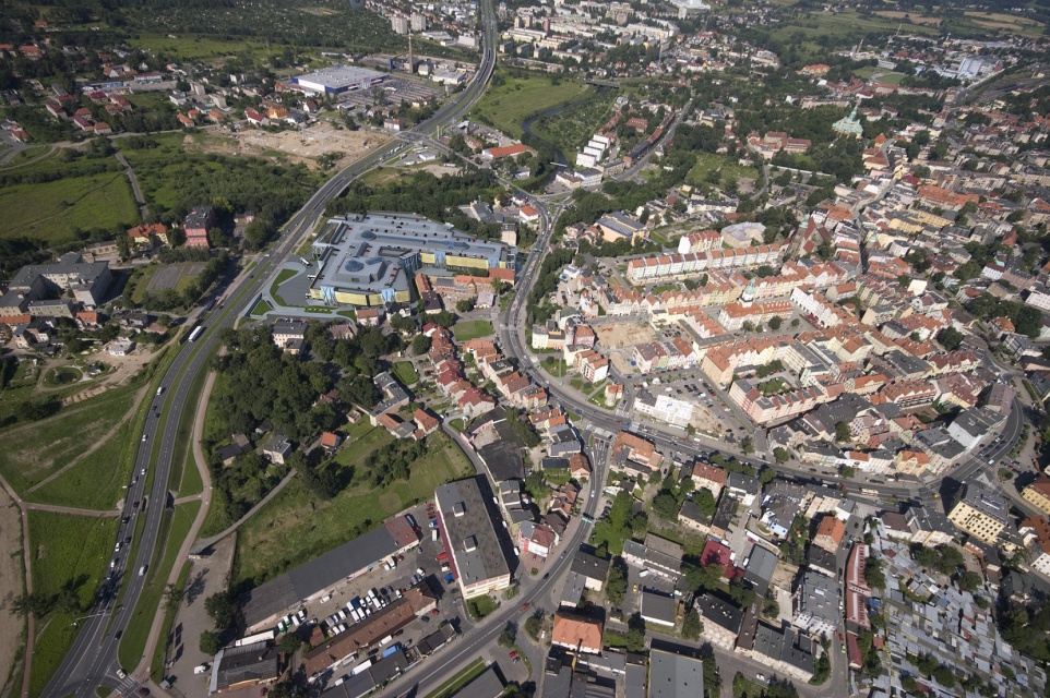 fot. TK Development Jelenia Góra_widok z lotu ptaka To będzie centralny punkt dla mieszkańców Jeleniej Góry