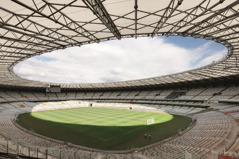 Stadion w Belo Horizonte, fot. Osram Oświetlenie podczas Mistrzostw Świata w Brazylii musi być idealne