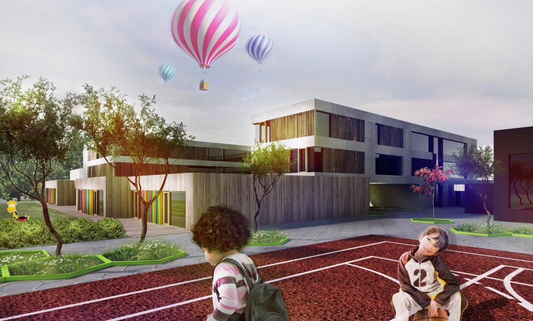 Szkoła we Wrocławiu – stonowana i powściągliwa, projekt: DTK Studio Szkoła we Wrocławiu – stonowana i powściągliwa