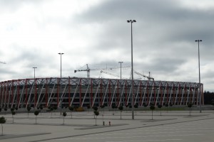 Zaawansowane prace na białostockim stadionie