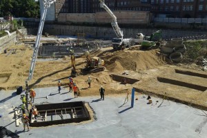 Ruszyła budowa OVO Wrocław - prace przy fundamentach