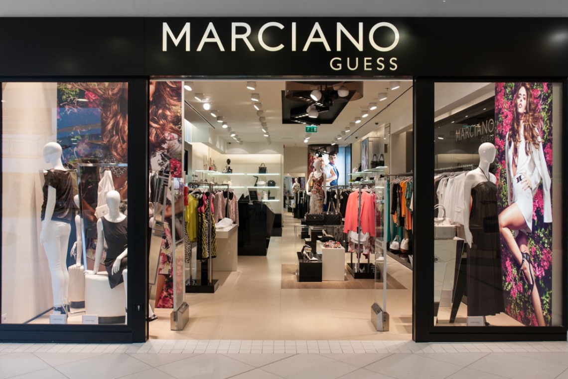 Wnętrze nowego butiku Marciano Guess z najwyższej półki
