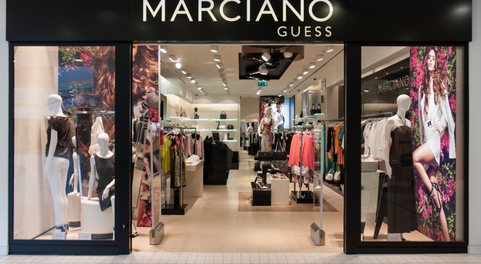 Wnętrze nowego butiku Marciano Guess z najwyższej półki