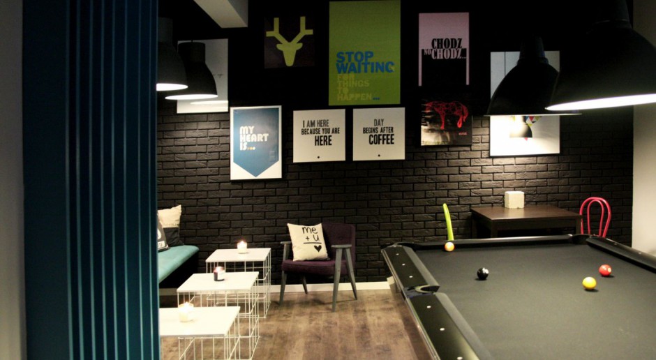 Designerska sala bilardowa od pracowni Leste Design