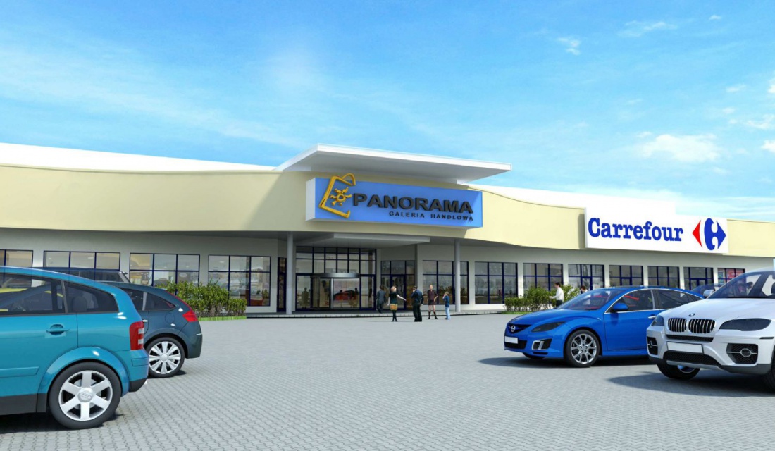 Galeria handlowa Panorama Atrium w kształcie elipsy - nowe oblicze Panoramy od Bieniasz Nicholson