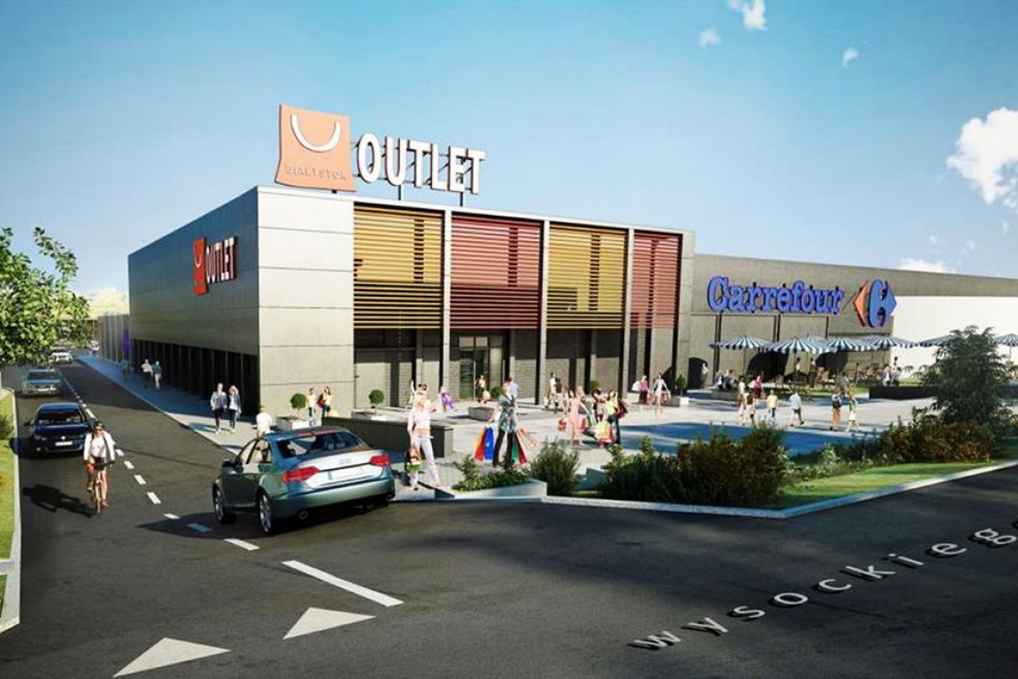 fot. Outlet Białystok Start budowy Outletu Białystok z koncepcją Archiplus