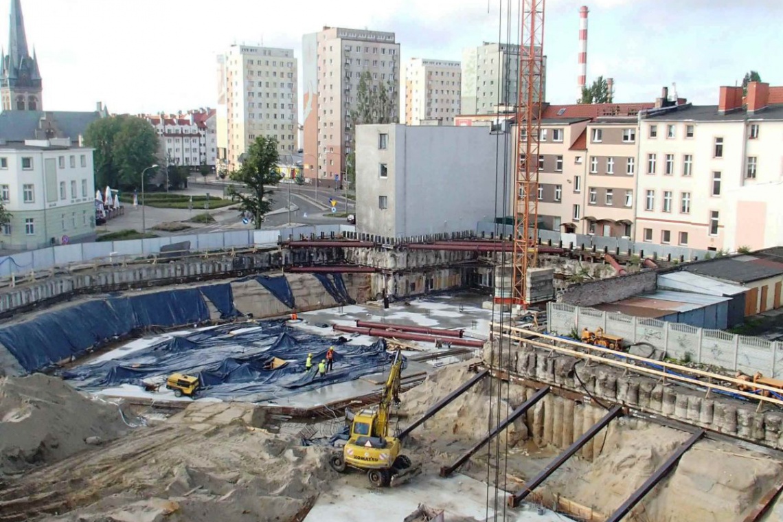 fot. Budowa Galerii Świnoujście Budowa Galerii Świnoujście: najnowsze wieści z budowy