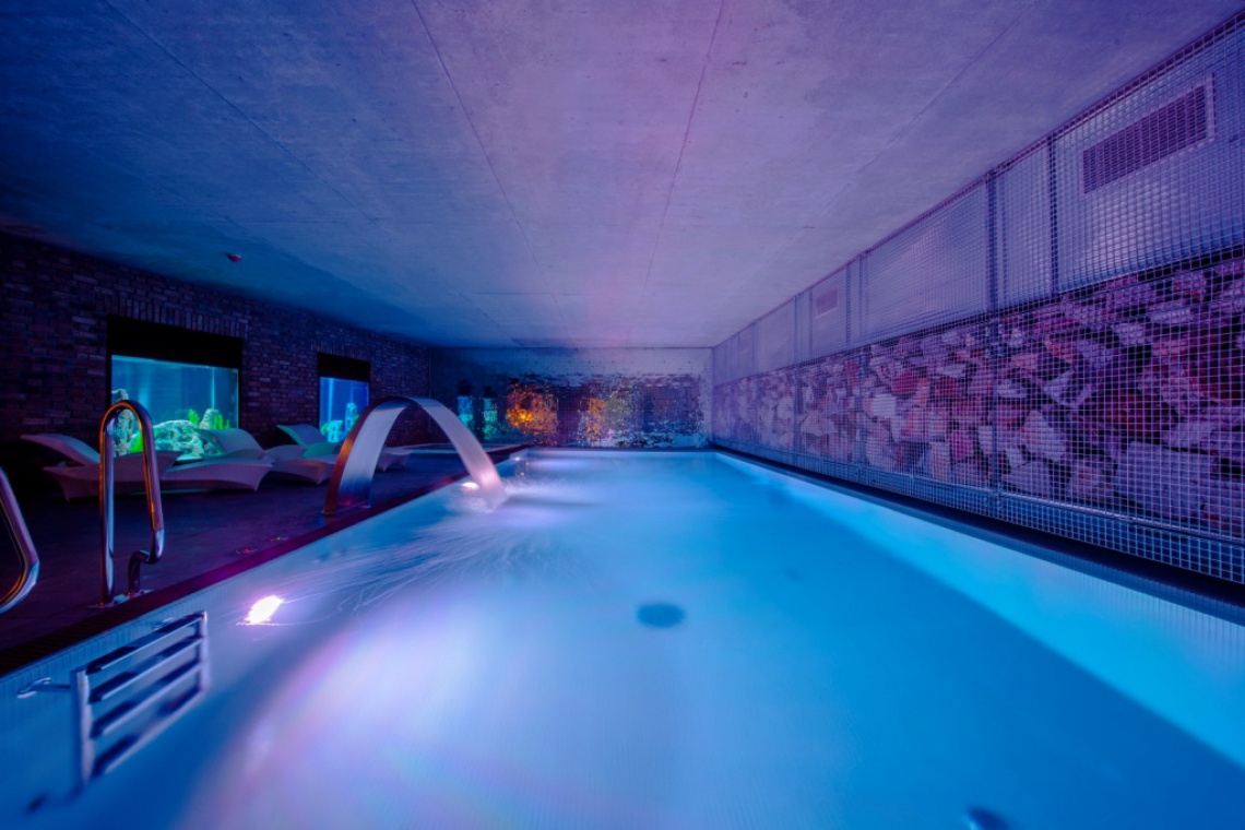 Strefa Wellness Spa - basen w hotelu Alter, fot. Krzysztof Werema O wyzwaniu jakim był projekt hotelu Alter mówi Kazimierz Kraczoń