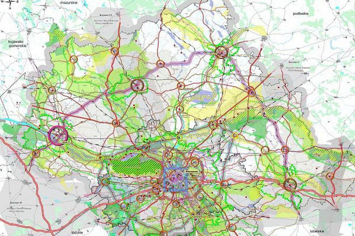 Mazowieckie ma plan zagospodarowania przestrzennego Mazowieckie: przyjęto plan zagospodarowania przestrzennego