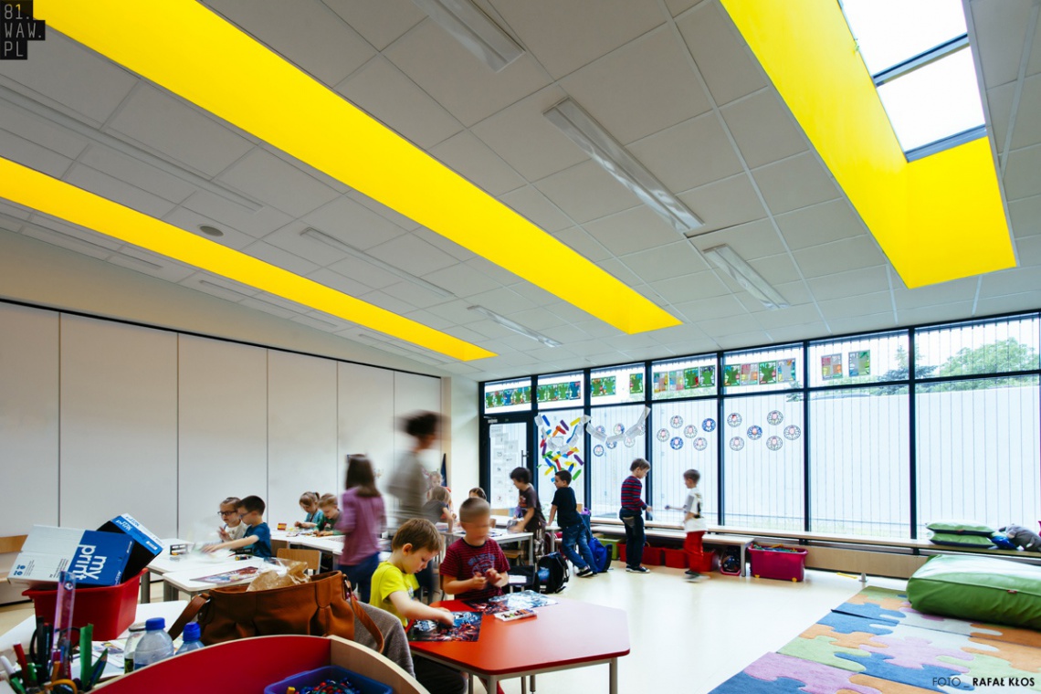 Centrum Edukacji i Sportu w Mysiadle, projekt: 81.WAW.PL Nowoczesna i radosna szkoła projektu 81.WAW.PL