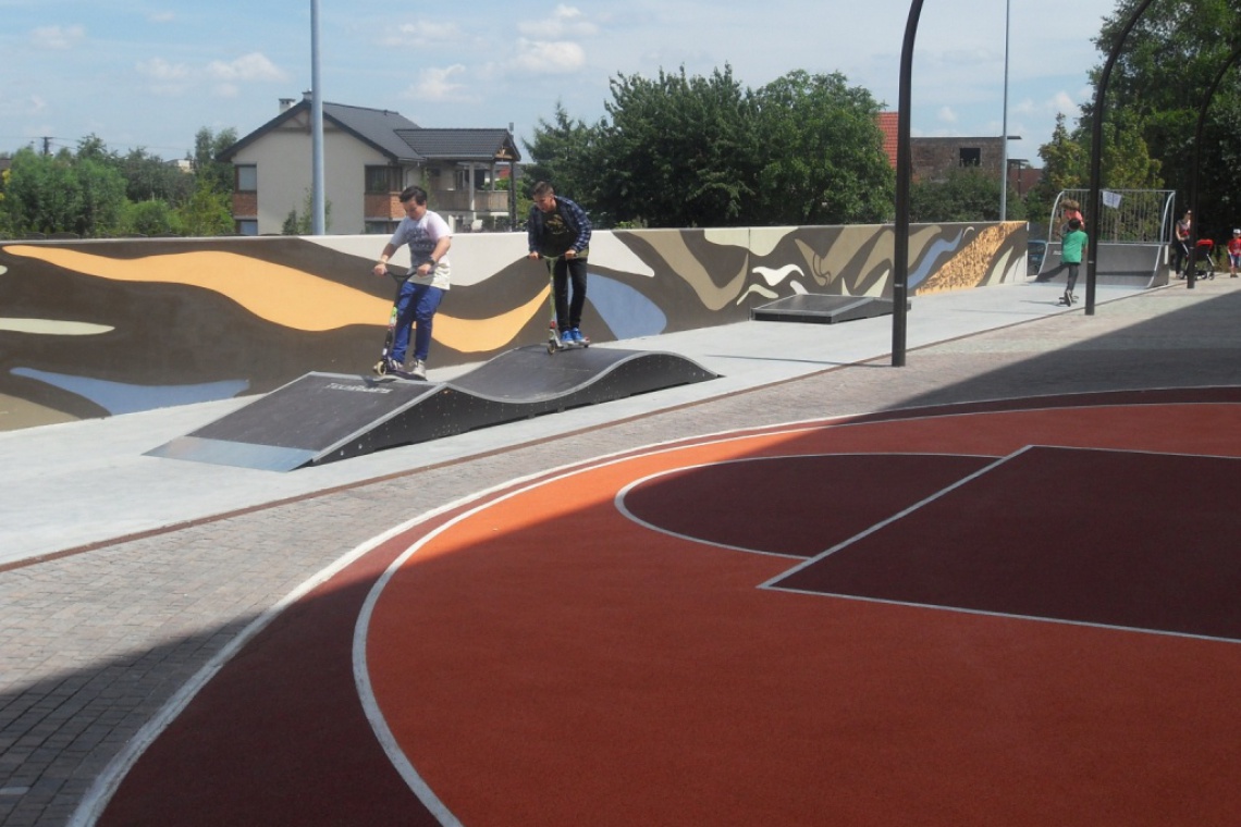 fot. Galeria Bronowice skatepark Galeria Bronowice ze skateparkiem od Techramps
