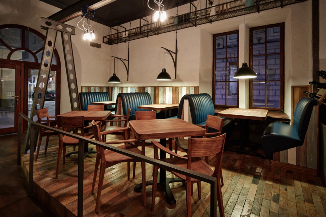 Restauracja Ed Red, fot. Grycaj Design Wyjątkowy projekt restauracji spod kreski Grycaj Design