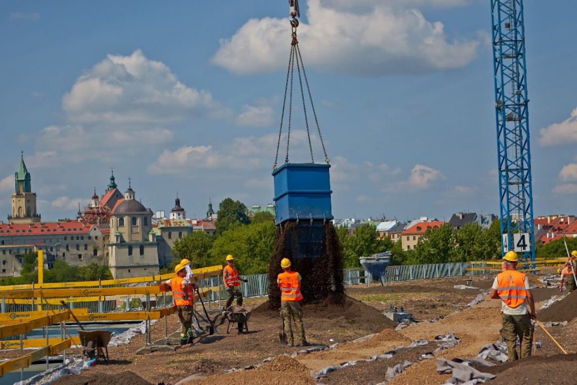 fot. Budowa Tarasów Zamkowych w Lublinie Najnowsze wieści z budowy Tarasów Zamkowych w Lublinie