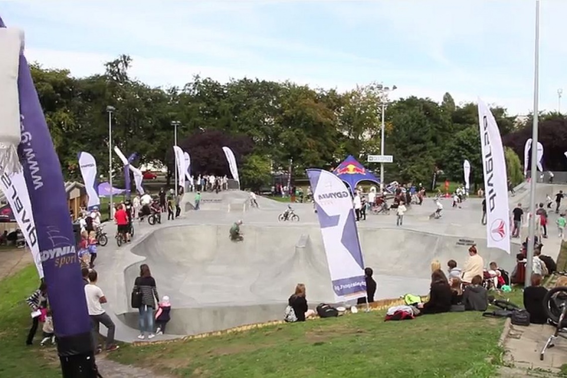 Otwarcie Skateparku w Gdyni Jeden z największych w północnej Polsce skateparków otwarty