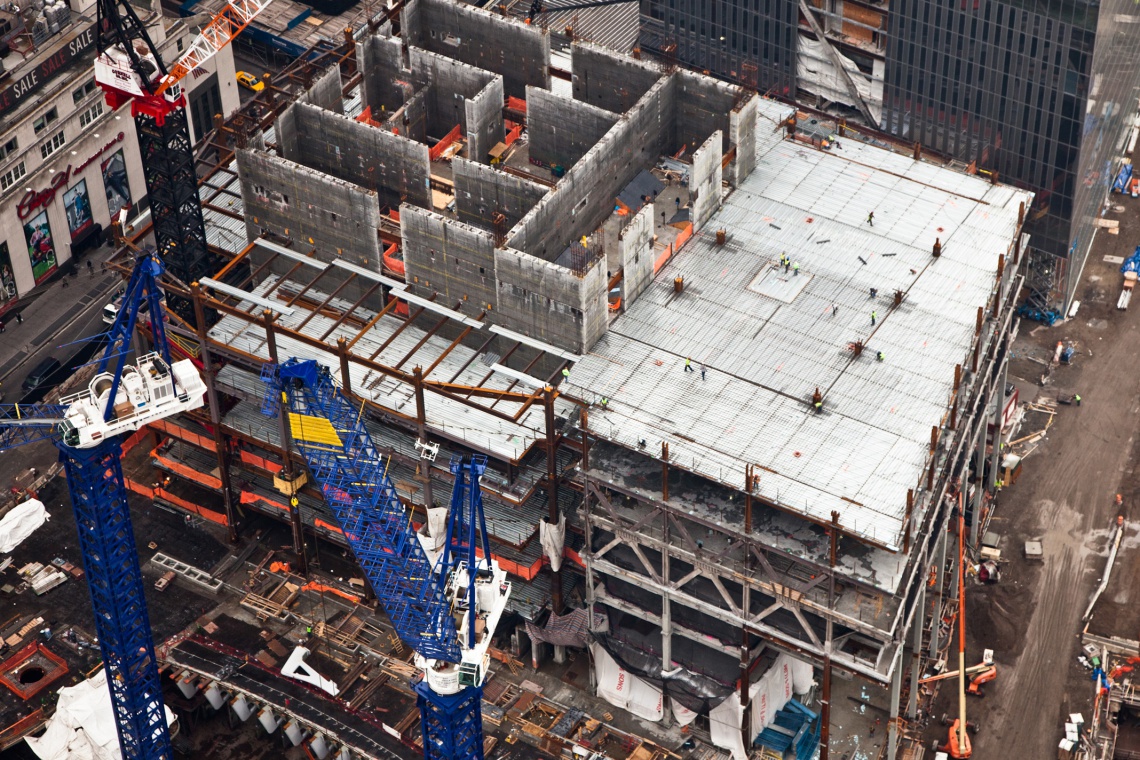 WTC 1 w trakcie budowy, fot. Joe Woolhead, Silverstein Properties Jeszcze w tym roku 1 World Trade Center w nowej odsłonie