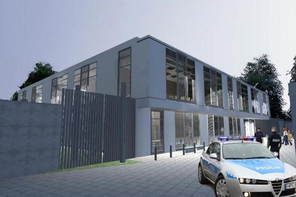 Projekt komendy policji w Jarocinie Vowie Studio Plus zaprojektowało komendę policji w Jarocinie