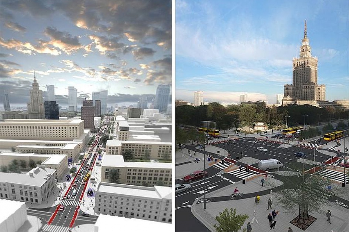 fot. UM Warszawa Warszawa: Wiemy jak będzie wyglądać ulica Świętokrzyska