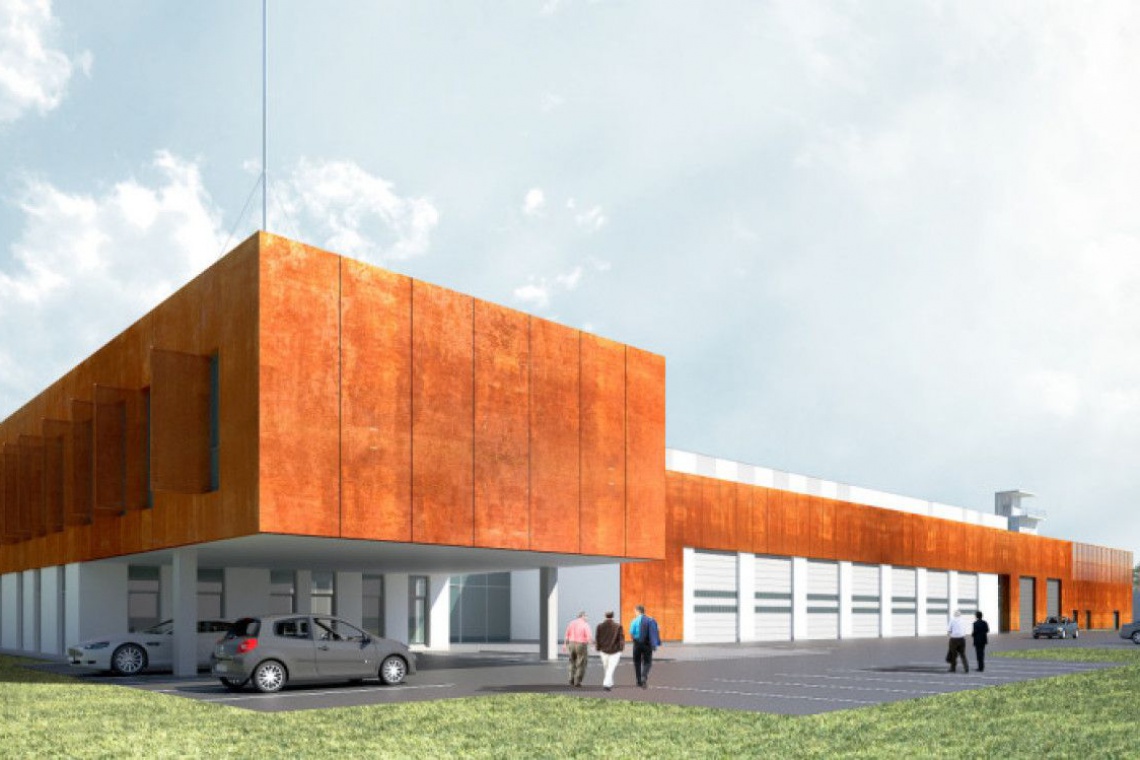 fot. Komenda Miejskiej Państwowej Straży Pożarnej w Mysłowicach Pro-Invest zaprojektował, a P.A. Nova wybuduje biurowiec straży w Mysłowicach