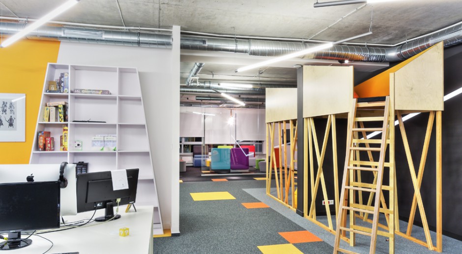 Zaprojektowali przestrzeń typu biuro google