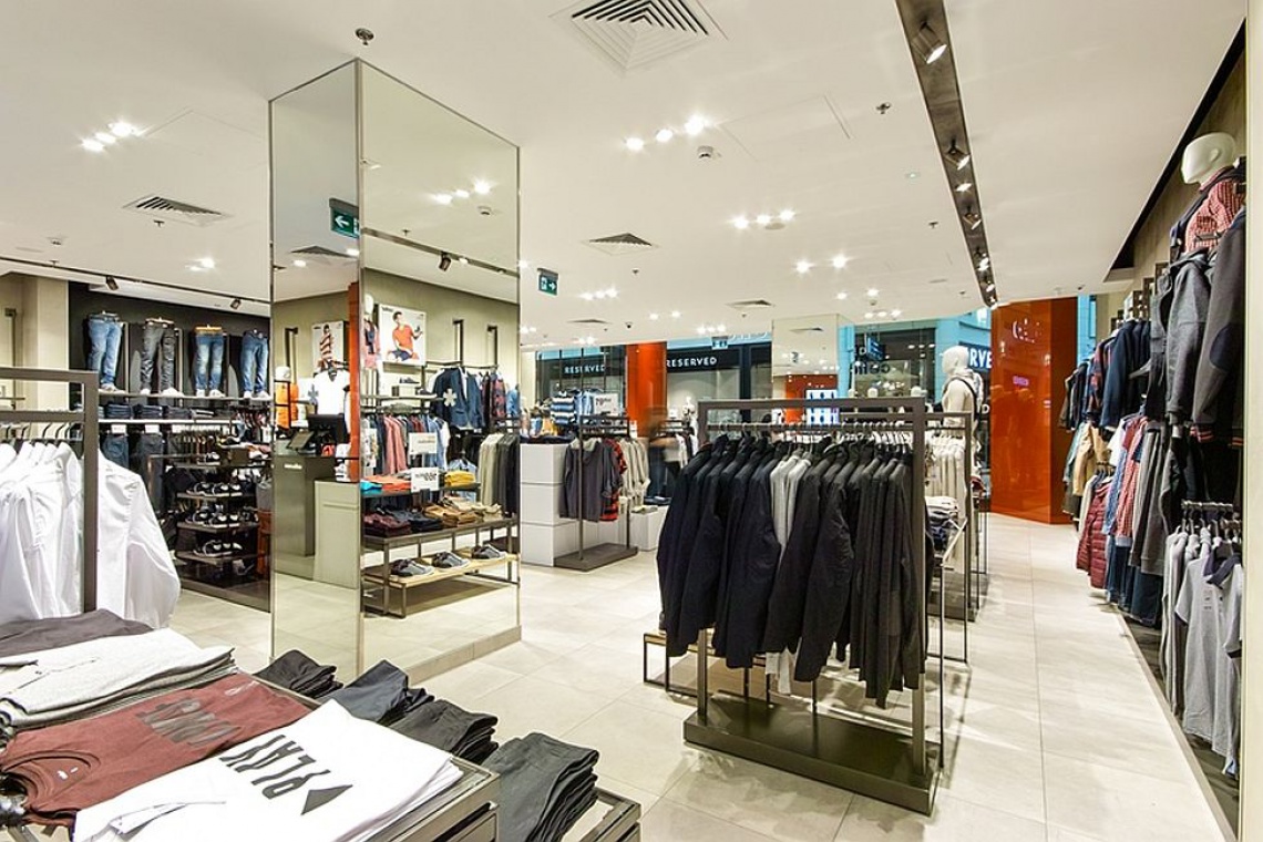 fot. Otomi store design lab projektuje dla Celio Marka Celio postawiła na pracownię Otomi. Wnętrza są jasne i nowoczesne