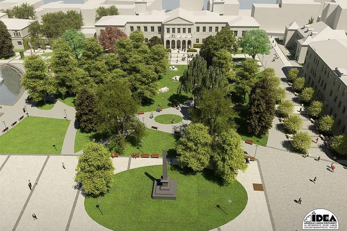 Jedna z koncepcji Placu Litewskiego Rewitalizacja centrum Lublina