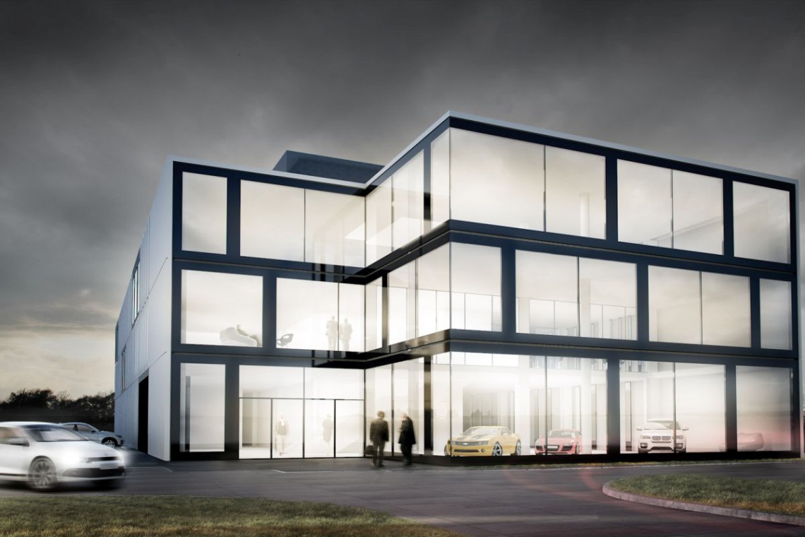 fot. Budynek przy ul. Puławskiej 564 w Warszawie zaprojektowany przez 22Architekci Niezwykły projekt budynku stworzony przez pracownię 22Architekci