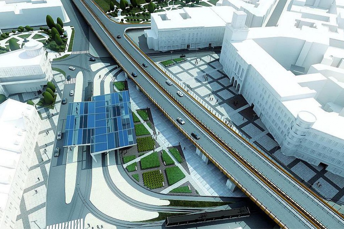 Zwycięska koncepcja na projekt zagospodarowania Rynku w Chorzowie, fot. Chorzow.eu Rozstrzygnięto konkurs na projekt rynku w Chorzowie