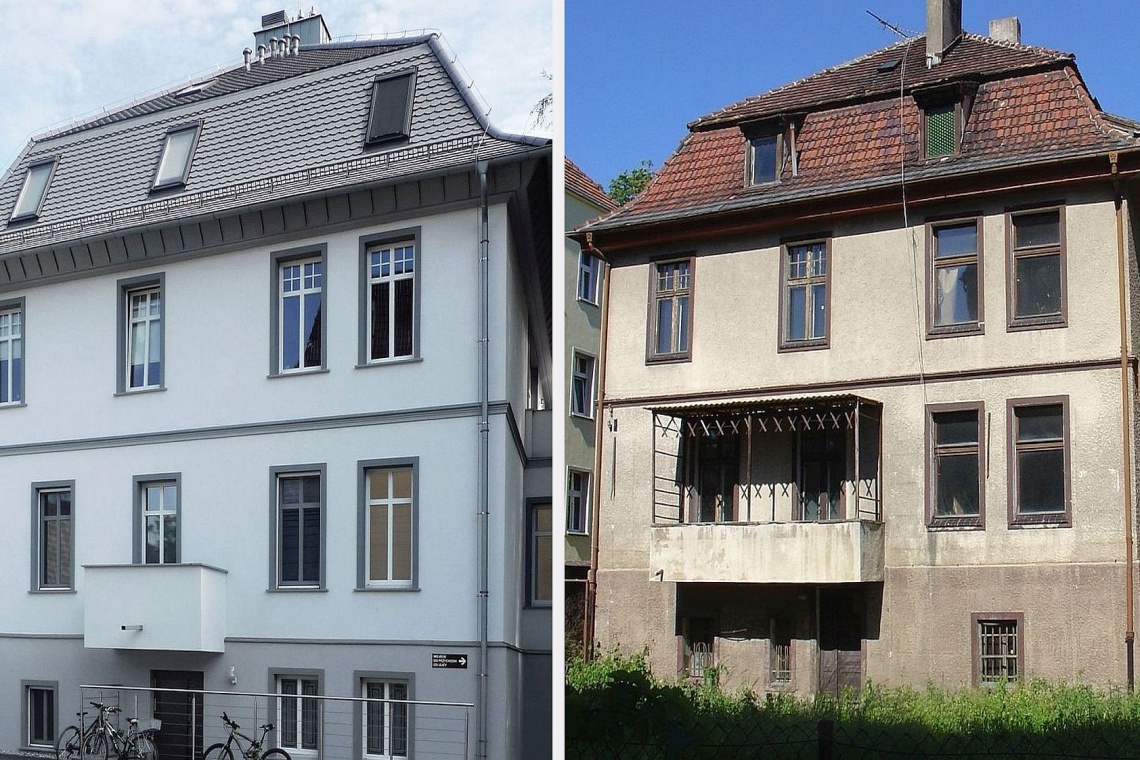 fot. Willa w Opolu, za projekt przebudowy odpowiadała Pracownia Architektury Głowacki - Tomasz Głowacki Zobacz jak Pracownia Architektury Głowacki odmieniła przedwojenną willę