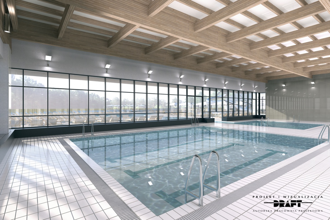 Wizualizacja Aquaparku Fala w Łodzi, fot. Autorska Pracownia Projektowa DRAFT Aquapark Fala w Łodzi zmodernizują według koncepcji pracowni DRAFT