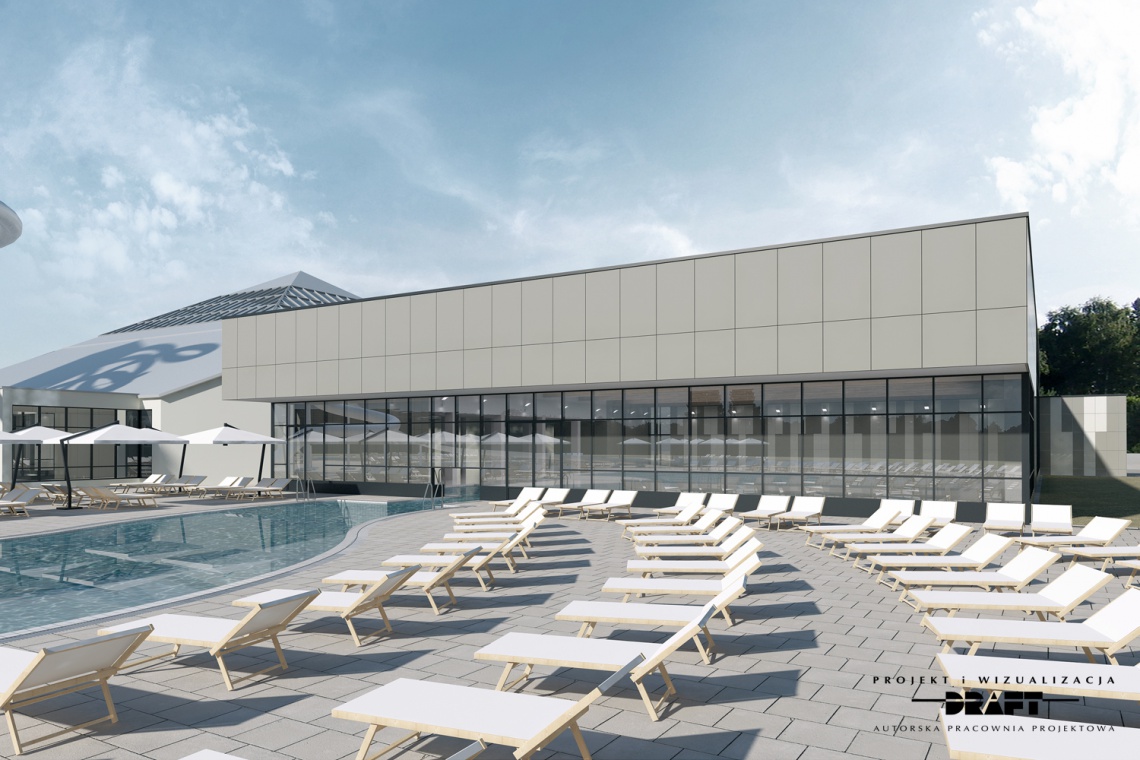 Wizualizacja Aquaparku Fala w Łodzi, fot. Autorska Pracownia Projektowa DRAFT Tak będzie wyglądał Aquapark Fala w Łodzi