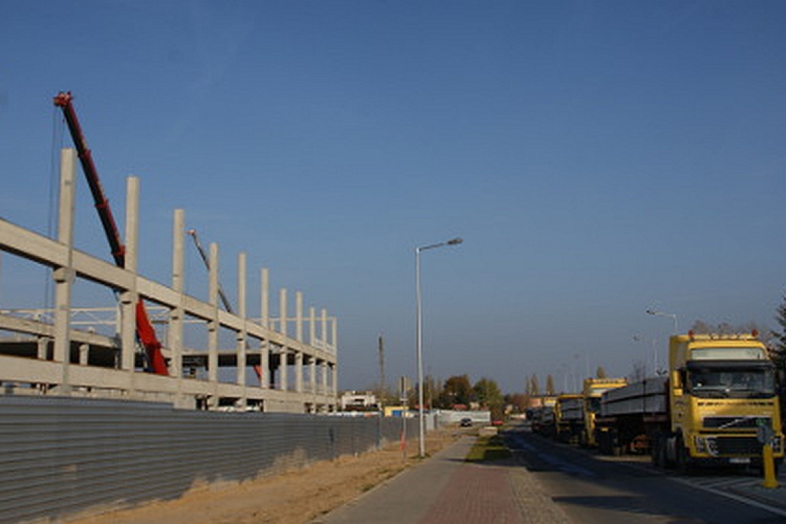 Budowa IKEA Bydgoszcz, fot. UM Bydgoszcz Co nowego słychać na budowie IKEA Bydgoszcz