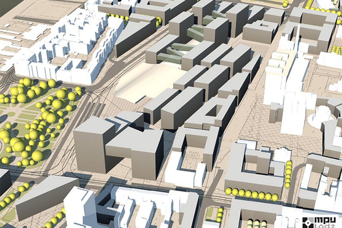 Nowe Centrum Łodzi Plac Kwinto i skwer Kieślowskiego? Koncepcję Nowego Centrum Łodzi czekają zmiany