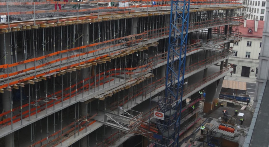 Konstrukcja biurowca Nowy Świat 2.0 ukończona