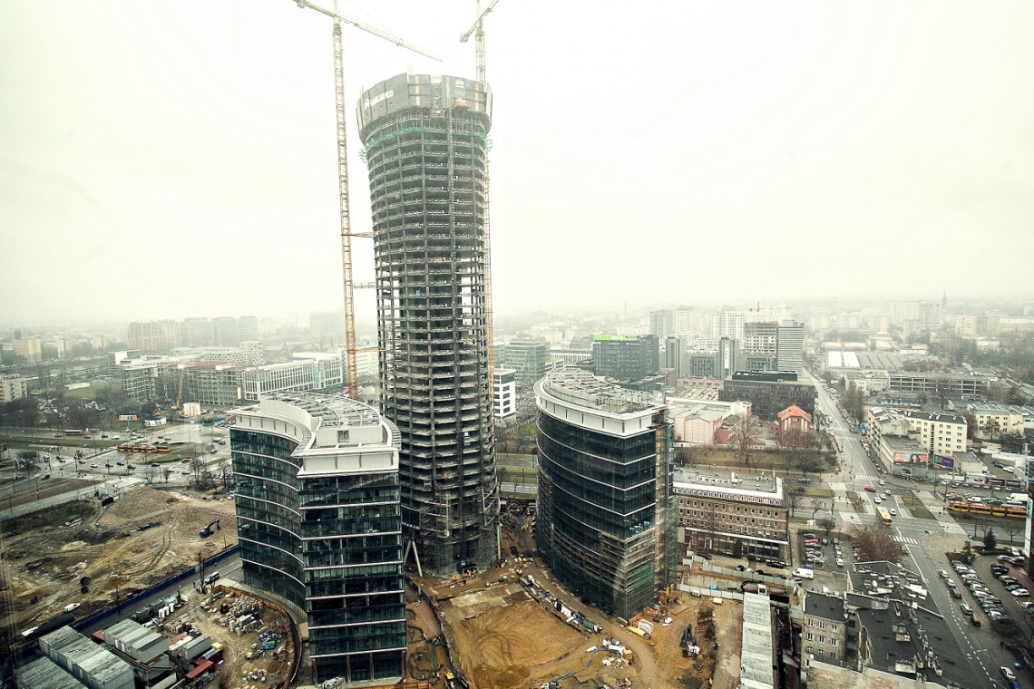 Warsaw Spire, fot. Ghelamco Biurowiec Warsaw Spire będzie miał świąteczną iluminację?